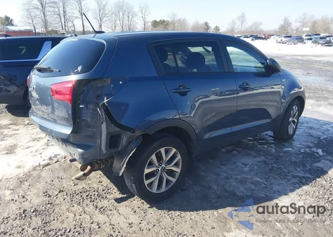 2016 Kia Sportage Lx from USA, damaged, VIN KNDPBCAC7G7875936